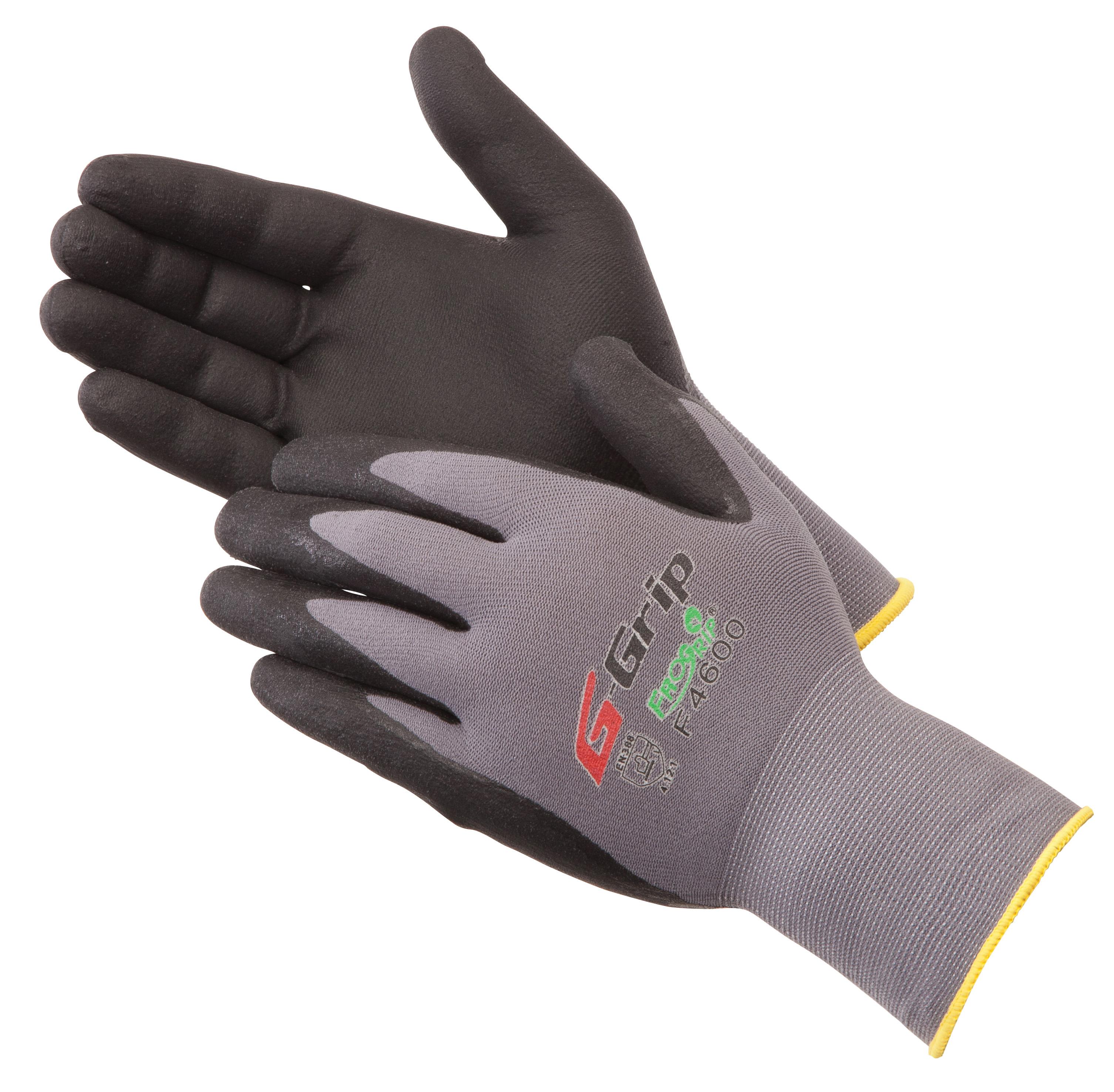 G-GRIP BLACK MICROFINISH NITRILE PALM - Tagged Gloves